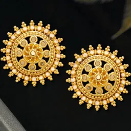 arch fashion Gold-Plated Brass Earrings-picture-10