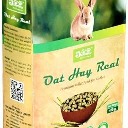 Oat hay real rabbit pallet 900g 0.9 kg (2x0.45 kg) Dry Adult Rabbit Food-image-34