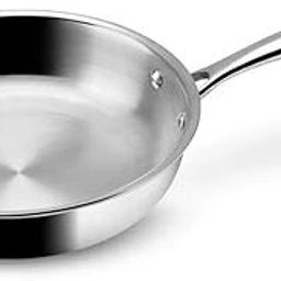 Triply Stainless Steel Fry Pan 20 cm diameter 1 L capacity-picture-42