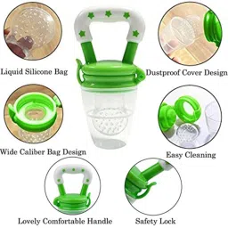 dhochak Fruit Nibbler Silicone Food Soft Pacifier/Feeder Soother image 2