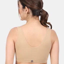 Amour Secret Pack Of 3 Non Padded Non-Wired Full Coverage Seamless Slip-On Bra image 3
