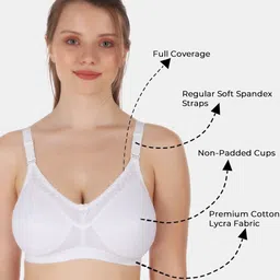 Tweens Pack Of 2 Medium Coverage Minimizer Bras With All Day Comfort image 2