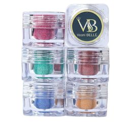 Veoni BELLE Set of 6 Professional Cosmetics Pigment Loose Powder Eyeshadow-7
