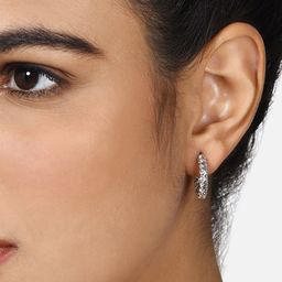 AMI Set of 6 Rose Gold-Plated & Silver-Toned Half Hoop Earrings image 4