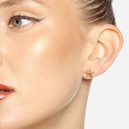 Zaveri Pearls  Set of 25 Gold Plated Contemporary Studs & Hoops Earrings image 4