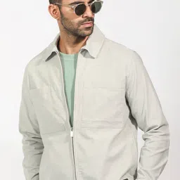 RARE RABBIT Men Jilin Cotton Tailored Shacket-image-2