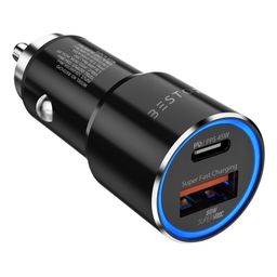 bestor VoltDrive Pro 125W Car Fast Charging with Dual Output, Type C PD(45W), and USB Port(80w), BIS Certified and Compatible with, All Smartphones and Other USB Devices image 1