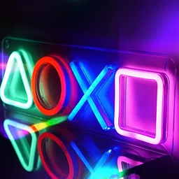 the party planet Red & Pink Led Neon Light-7