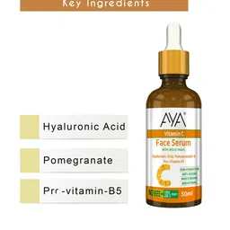 AYA Vitamin C Face Serum 50 ml + Set of 2 Waterproof Eyeliner-Blue & Green 5 ml Each image 2
