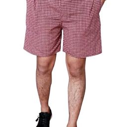 awala fashion Cotton Comfortable & Breathable Checkered Regular Shorts/Boxer for Men image 3
