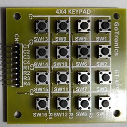 4X4 MATRIX KEYPAD MODULE WITH 6MM KEYS image 2