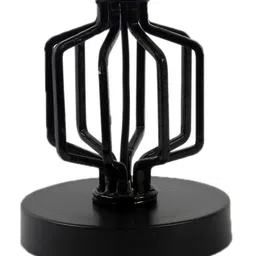 Devansh Multicoloured Printed Cotton Table Lamp With Iron Base image 3