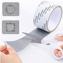 TESTIDO Window Screen Repair Tap, Strong Adhesive & Waterproof Window Mosquito net Covering Mesh Tape for Door Tears Holes Screen Patch Repair Net Tape image 2