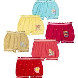 Dowin Kids Pack Of 6 Assorted Pure Cotton Briefs-image-18