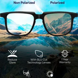 Vincent Chase Lens & Aviator Sunglasses with Polarised and UV Protected Lens 206463 image 4