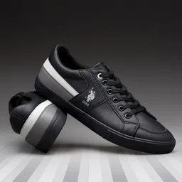 U.S. Polo Assn. Men CLARKIN 3.0 Minimal Striped Sneakers-image-6
