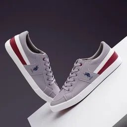 U.S. Polo Assn. Men CLARKIN 3.0 Minimal Striped Sneakers-image-7