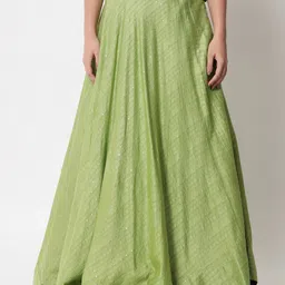 DIVASTRI Sequinned Embellished Semi-Stitched Lehenga & Unstitched Blouse With Dupatta image 5
