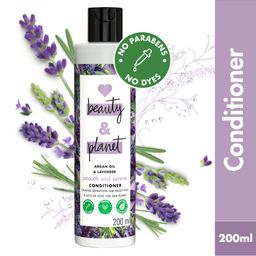 Love Beauty & Planet Smooth & Serene Argan Oil Shampoo with Conditioner - 200ml each image 5