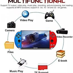 SSR 2025 X7 Handheld Game Console! Dive Into 1000+ PSP Games, Mp4 Player, 8Gb Memory, and Endless Entertainment All Wrapped in A Sleek, Elegant Blue Design. Game On in Style image 2