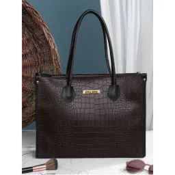 Legal Bribe Crock Style Tote bag Brown-picture-13