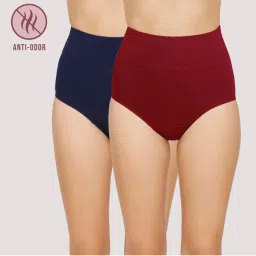 nykd by nykaa Pack of 2 Cotton Tummy Tucker with Anti odor-NYP105 Blue & Maroon-picture-24