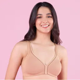 Nykd By Nykaa Everyday Cotton Plunge Neckline Bra NYB351 Tan-picture-23