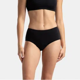 Jockey SW05 Women Super Combed Cotton Elastane Stretch Period Panty - Black-picture-33