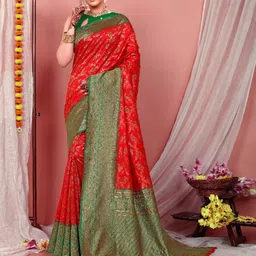 Visit Wear Woven Design Zari Pure Silk Banarasi Saree-image-43