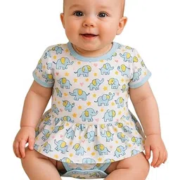 Adhigams Girls Printed Cotton Romper-image-78