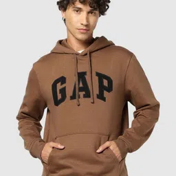 GAP Men Brand Logo Printed Hooded Pullover Sweatshirts-picture-7