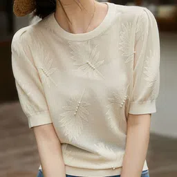 StyleCast Women Puff Sleeves T-shirt-image-75