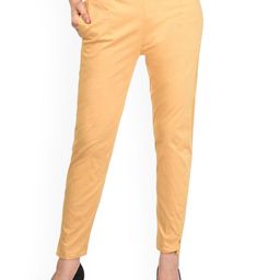 MIXFIT Women Slim Fit Cotton Pleated Chinos Trouser-picture-7