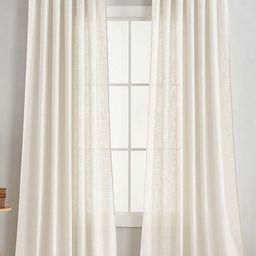 HOMEMONDE White 2 Pieces Cotton Door Curtain-24