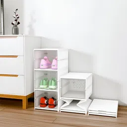 Aura Transparent Set of 1 Regular Shoes Organiser Organisers-18