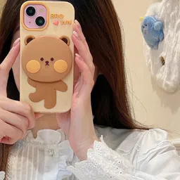 CASE CREATION Cartoon Characters Printed iPhone 15 Plus Bumper Case Mobile Accessories image 3