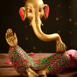JAYPORE Gold-Toned Religious Idol Showpiece-picture-42