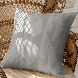 CASABLEU Silver-Toned & Brown 2 Pieces Geometric Square Cushion Covers-image-97