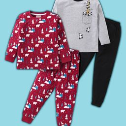 BLUSHES Unisex Kids Printed T-shirt-image-100