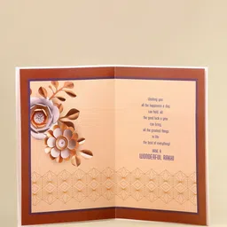 Archies Set Of 2 Thread Rakhis Greeting Card With Envelope image 2