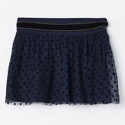 Fame Forever by Lifestyle Girls Polka Dot Printed Semi Sheer Straight Knee Length Skirt-picture-18