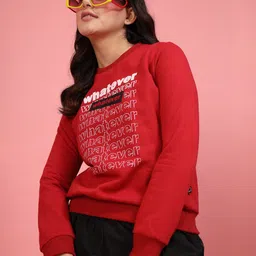 Rigo Women Typography Printed Sweatshirt-image-21