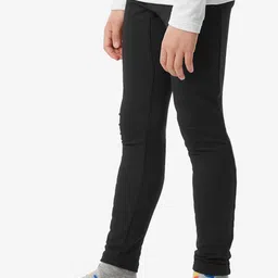 WEDZE By Decathlon Boys Ribbed Mid-Rise Thermal Bottoms-image-44