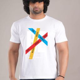 HESHA Men Typography Printed Round Neck Cotton Slim Fit T-shirt-picture-49
