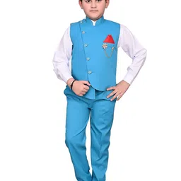 VALUE CREATION Boys Waistcoat Shirt & Trousers 3-Piece Suit-48