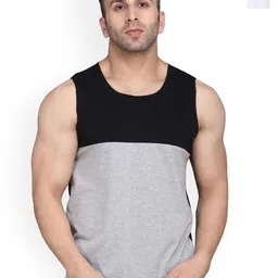 Slowloris Men Pack Of 2 Sleeveless Printed Bio-Wash Combed Cotton Innerwear Vest-picture-14