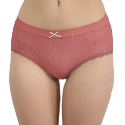 Moda Rapido Seamless Cotton Basic Briefs FRILL_RED_S-picture-44