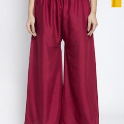 GRACIT Women Pack of 2 Flared Palazzos-image-34