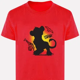 Disney By Miss and Chief Boys Printed Bio Finish T-shirt-image-80