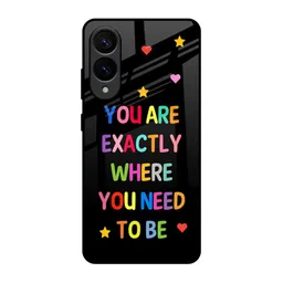 QRIOH Typography Printed Samsung Galaxy S25 Edge 5G Glass Back Case-image-49
